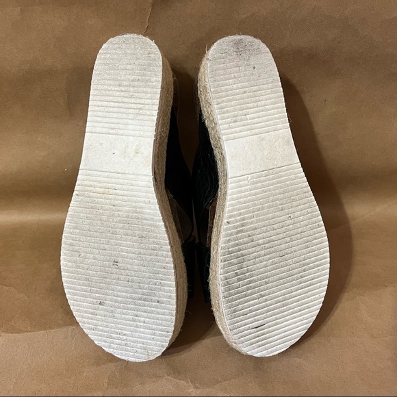 Steve Madden | Hassie Platform Chunky Espadrille Open Toe Slide Sandal Size 7 - Picture 11 of 11